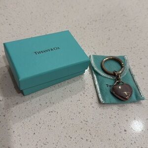 Tiffany & Co locket keychain